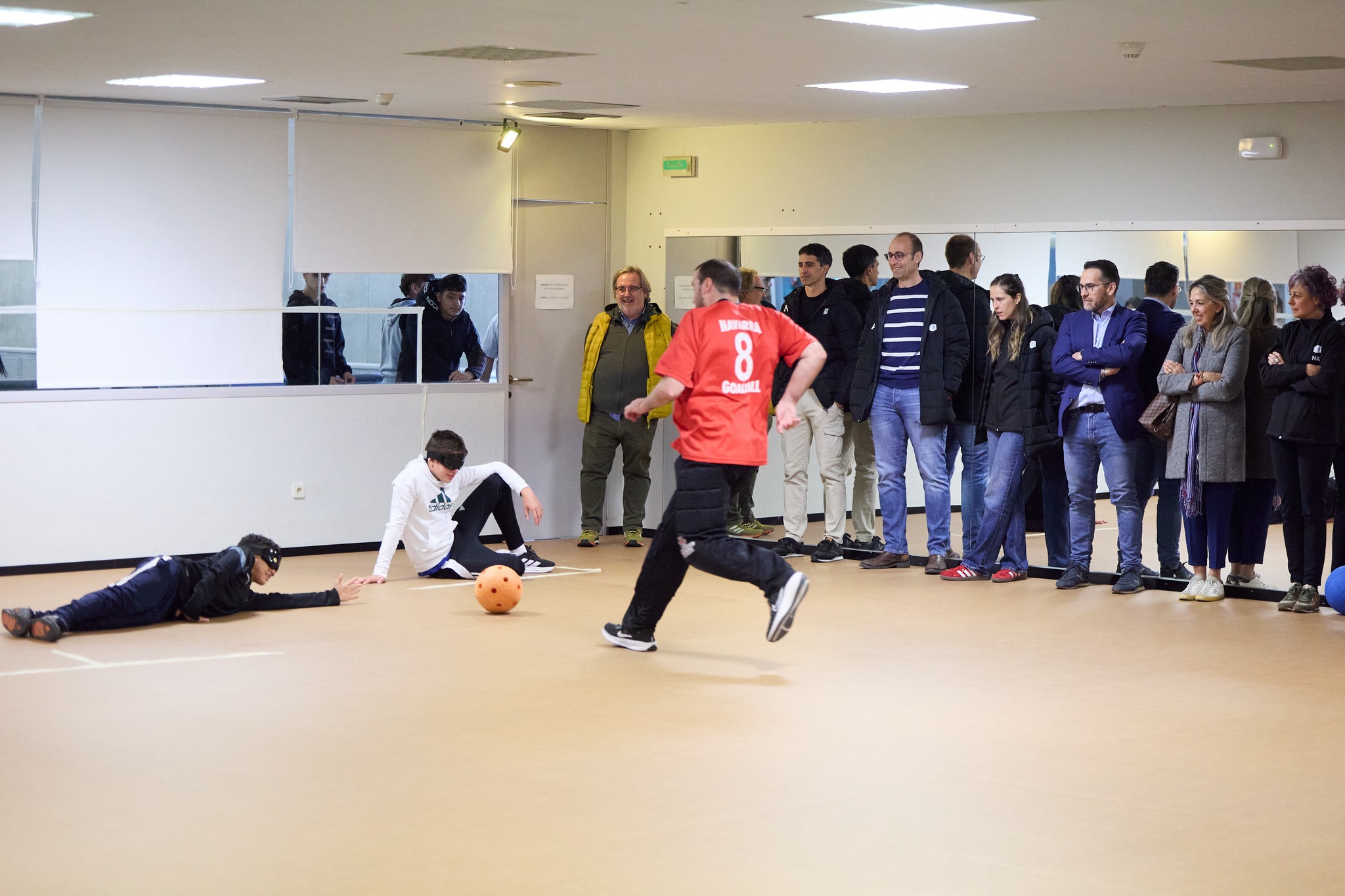 150 estudiantes se acercan al deporte adaptado en Estella-Lizarra